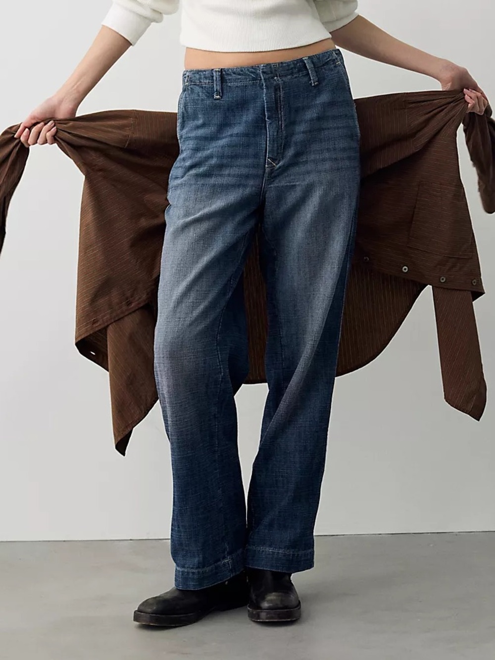 NWT FREE PEOPLE WE THE FREE East Side Chino Jeans | Rulebreaker MSRP $168 CURRNT
